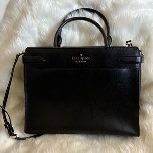 Black Kate Spade Staci Large Satchel